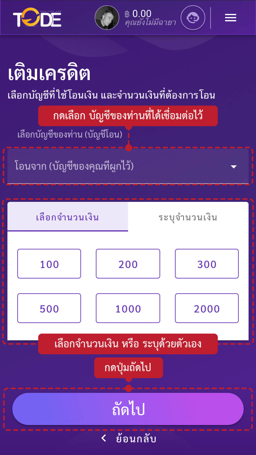 ฝากด่วน step 4