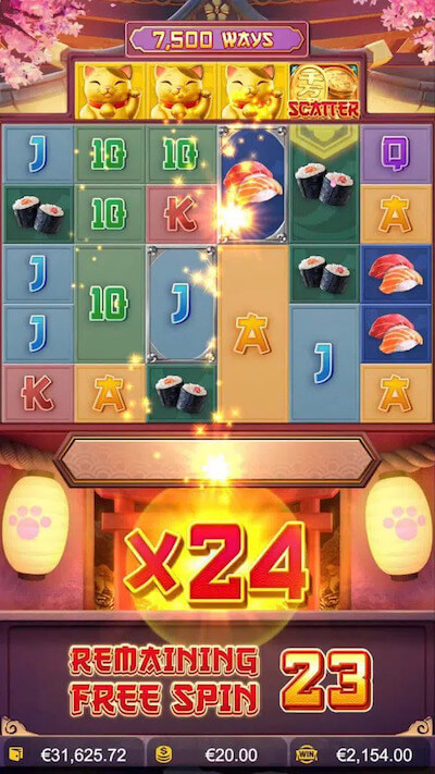 ตัวอย่าง lucky neko